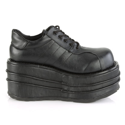 DemoniaCult Herrenstiefel TEMPO-08 BLK Vegan Leder