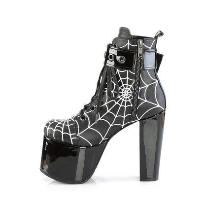 DemoniaCult  Stiefeletten TORMENT-51 BLK Vegan Leder