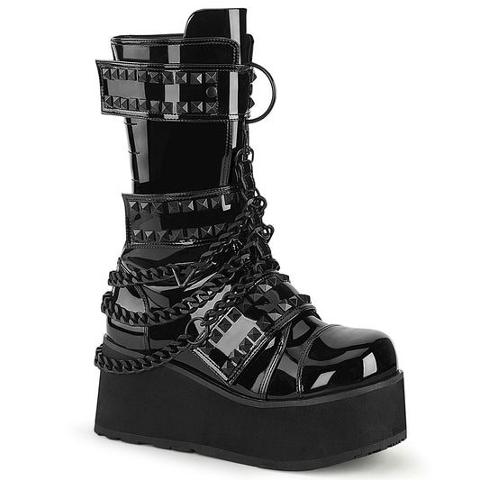 DemoniaCult Herrenstiefel TRASHVILLE-138 BLK Pat