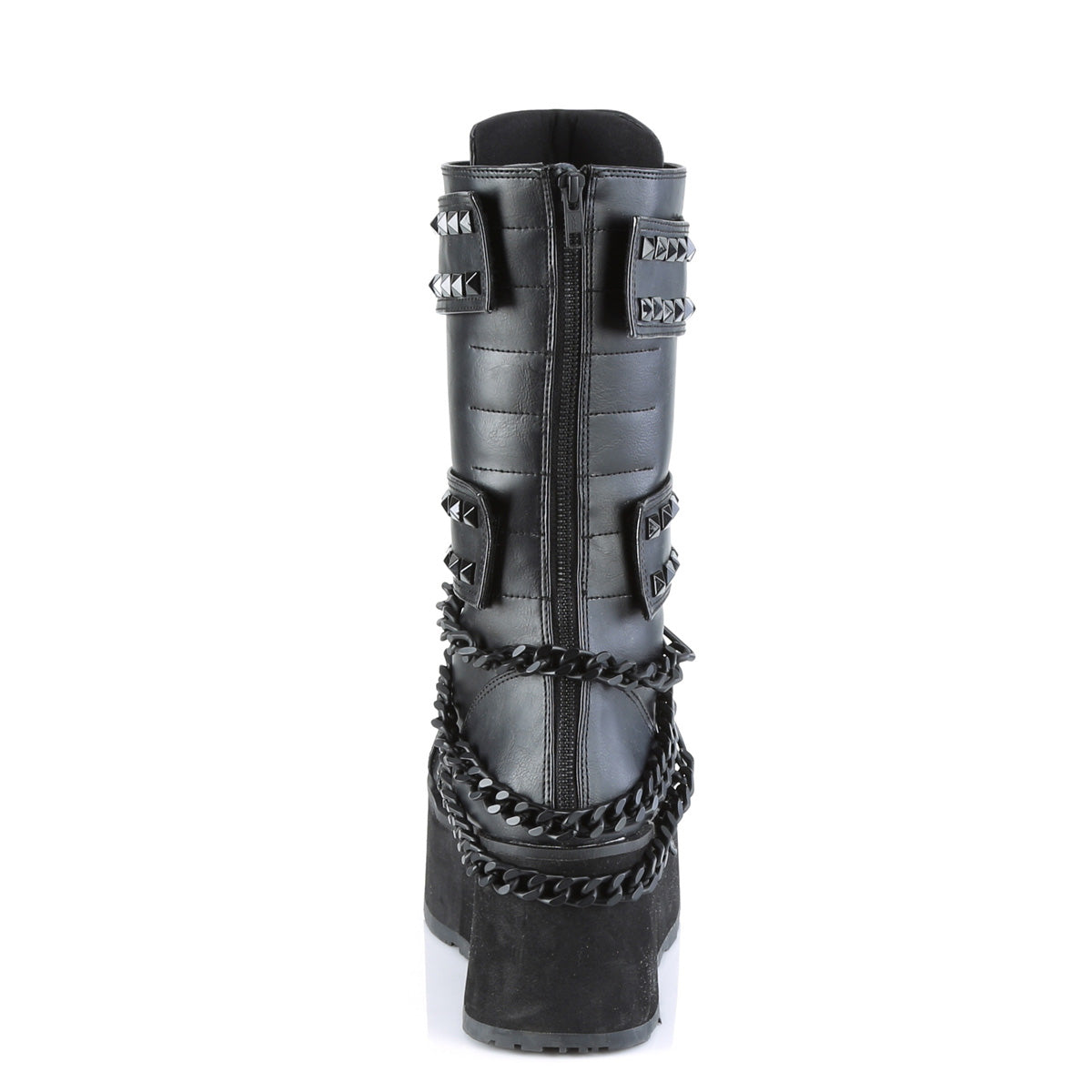 DemoniaCult Herrenstiefel TRASHVILLE-138 BLK Vegan Leder