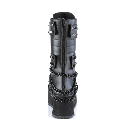 DemoniaCult Herrenstiefel TRASHVILLE-138 BLK Vegan Leder