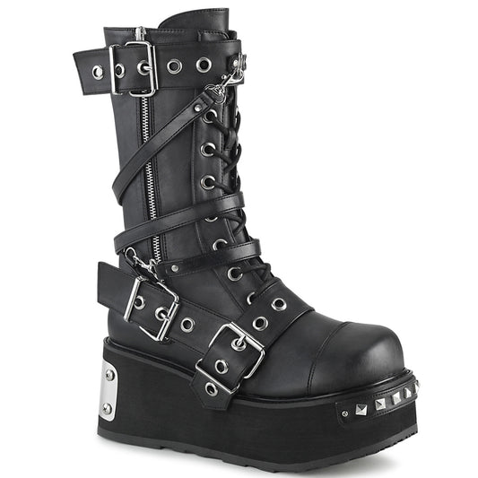 DemoniaCult Herrenstiefel TRASHVILLE-250 BLK Vegan Leder