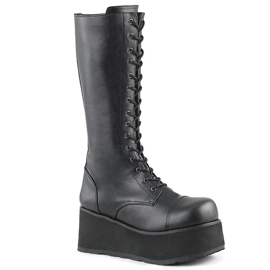 DemoniaCult Herrenstiefel TRASHVILLE-502 BLK Vegan Leder