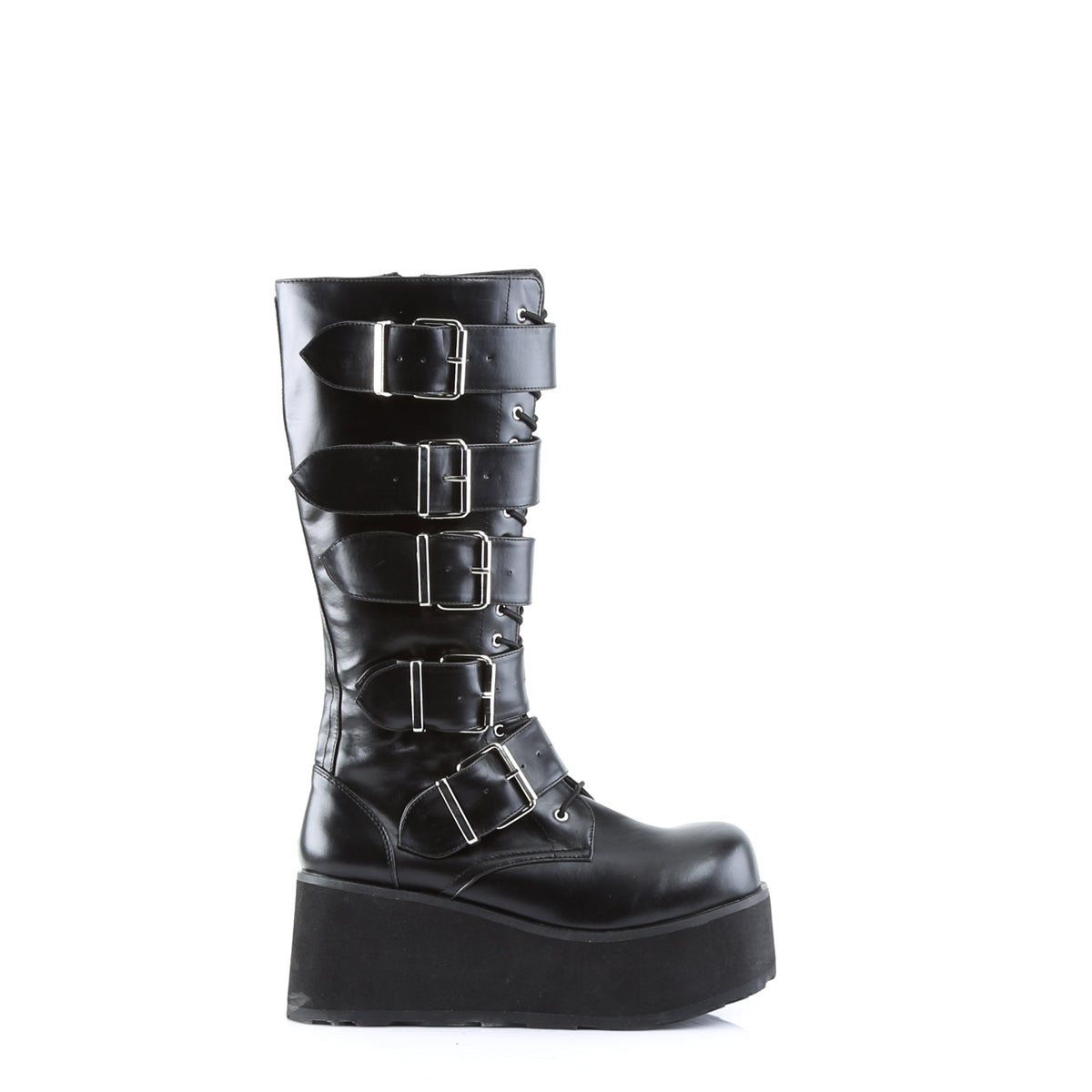 DemoniaCult Mens Boots TRASHVILLE-518 Blk Vegan Leather