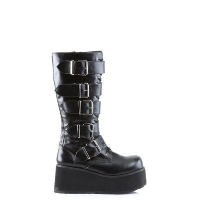 DemoniaCult Herrenstiefel TRASHVILLE-518 BLK Vegan Leder