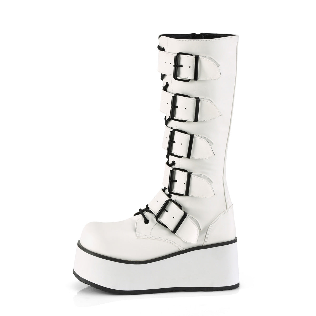 DemoniaCult Herrenstiefel TRASHVILLE-518 wht veganes Leder