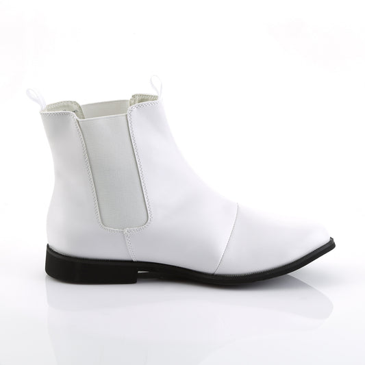 Funtasma Herrenstiefel TROOPER-12 WHT PU.