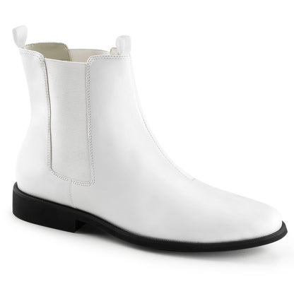 Funtasma Herrenstiefel TROOPER-12 WHT PU.