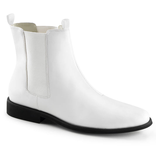 Funtasma Herrenstiefel TROOPER-12 WHT PU.