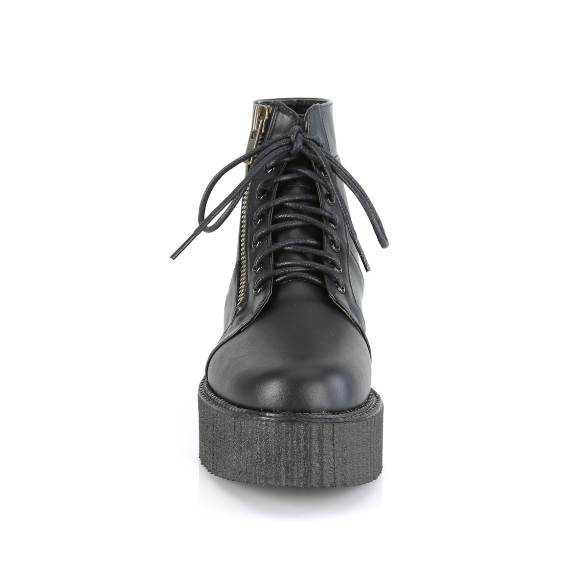 DemoniaCult Mens Low Shoe V-CREEPER-571 Blk Vegan Leather