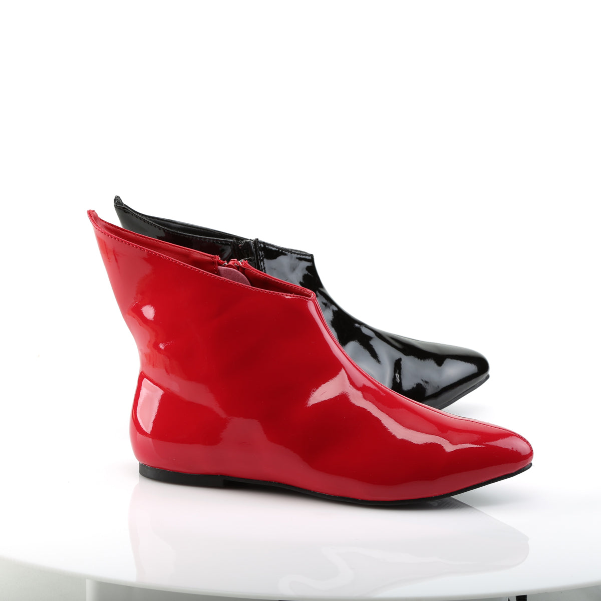 Funtasma Damen Knöchelstiefel VAIL-152HQ BLK-Red Pat