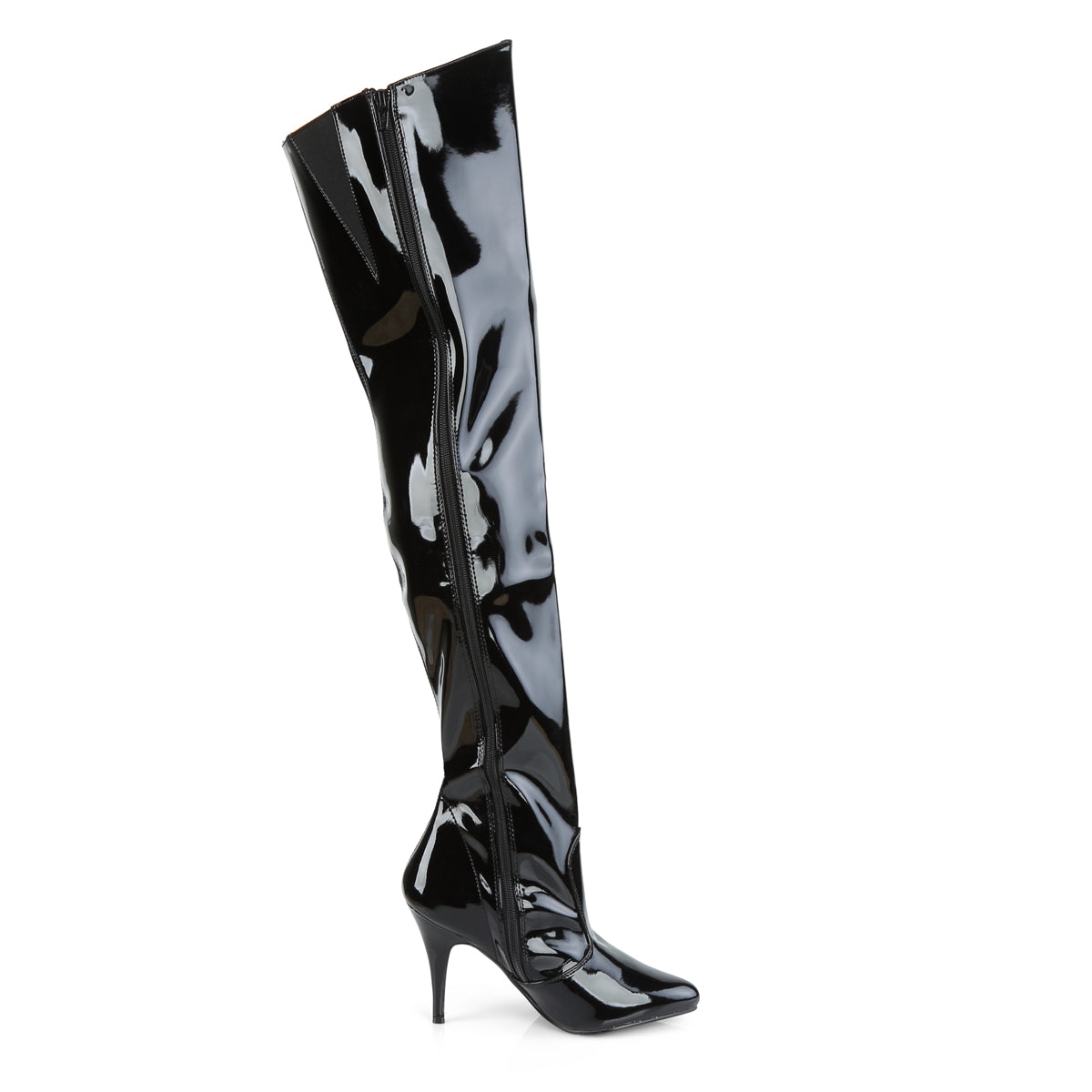 Pleaser Womens Boots. VANITY-3010 BLK Pat.