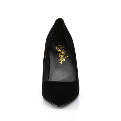 Pleaser Frauenpumpen VANITY-420 BLK Samt.