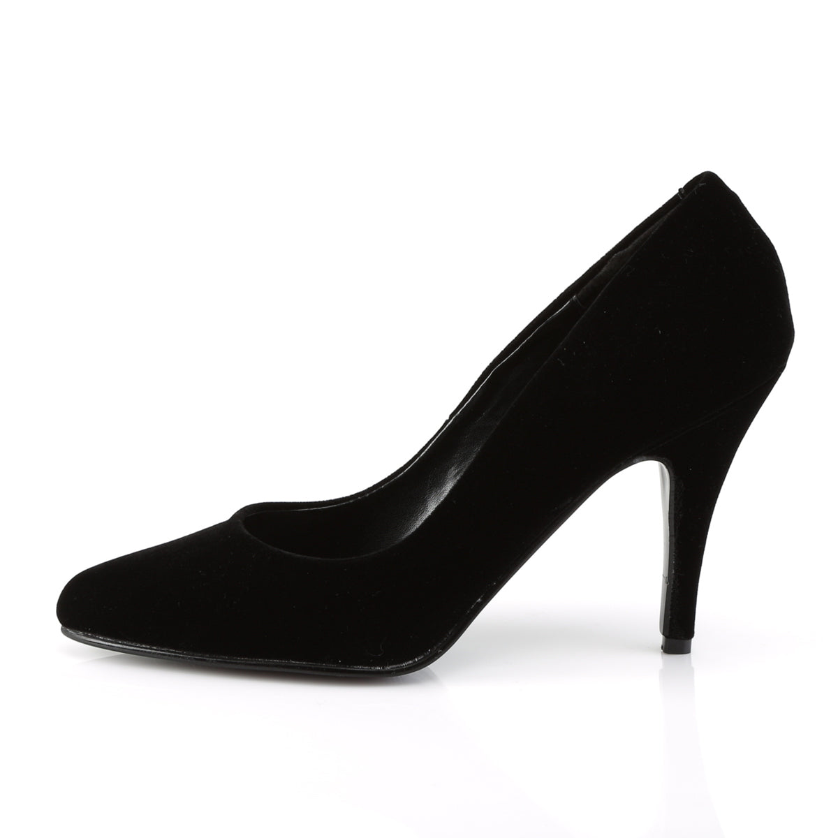 Pleaser Frauenpumpen VANITY-420 BLK Samt.
