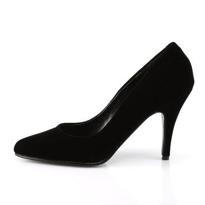 Pleaser Frauenpumpen VANITY-420 BLK Samt.