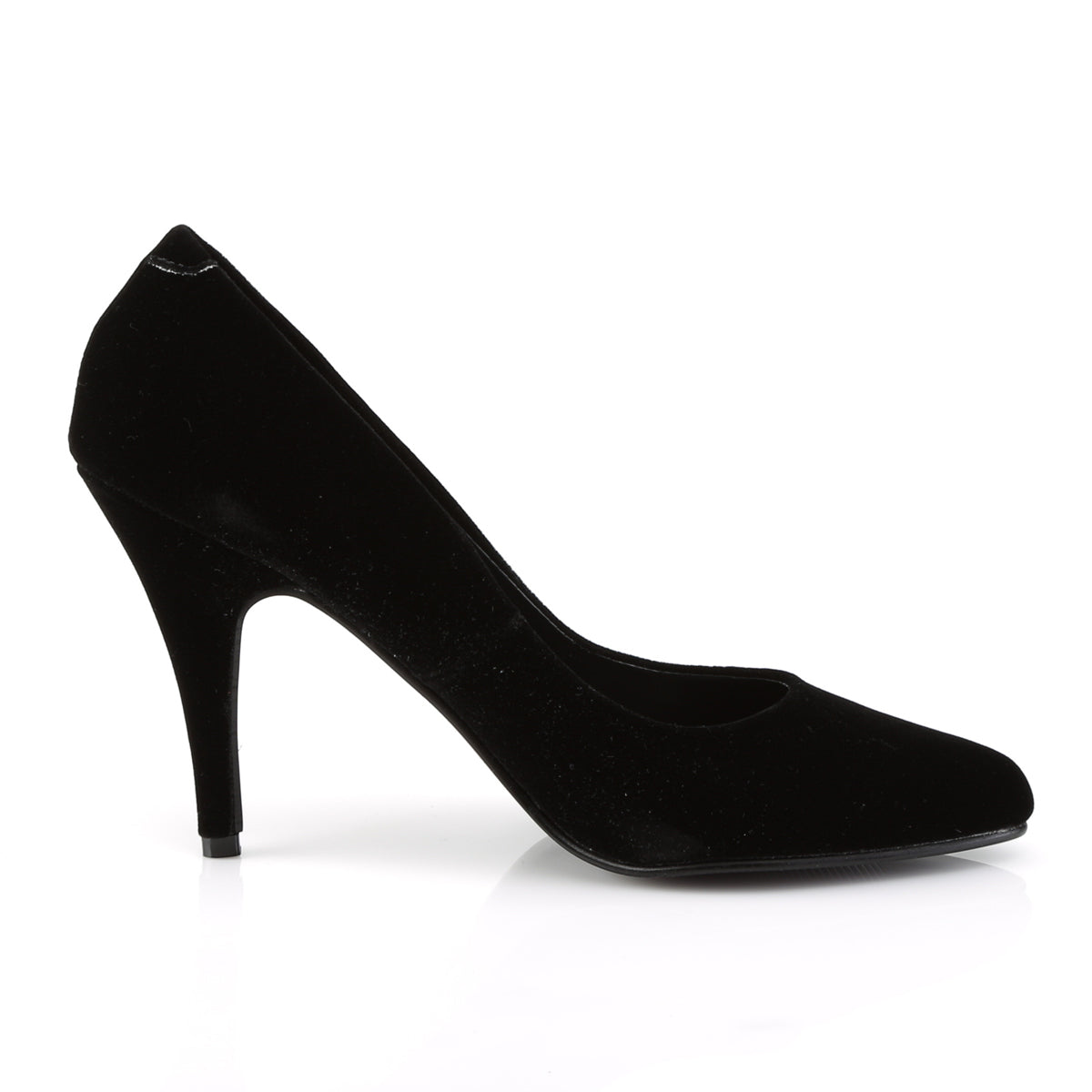 Pleaser Frauenpumpen VANITY-420 BLK Samt.