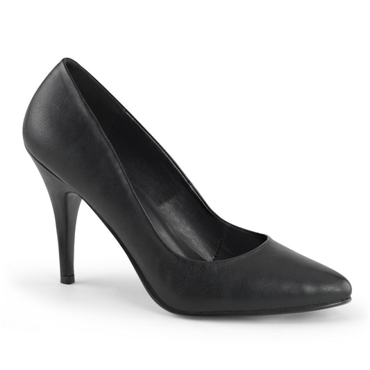Pleaser Womens Pumps VANITY-420 Blk Faux Leather