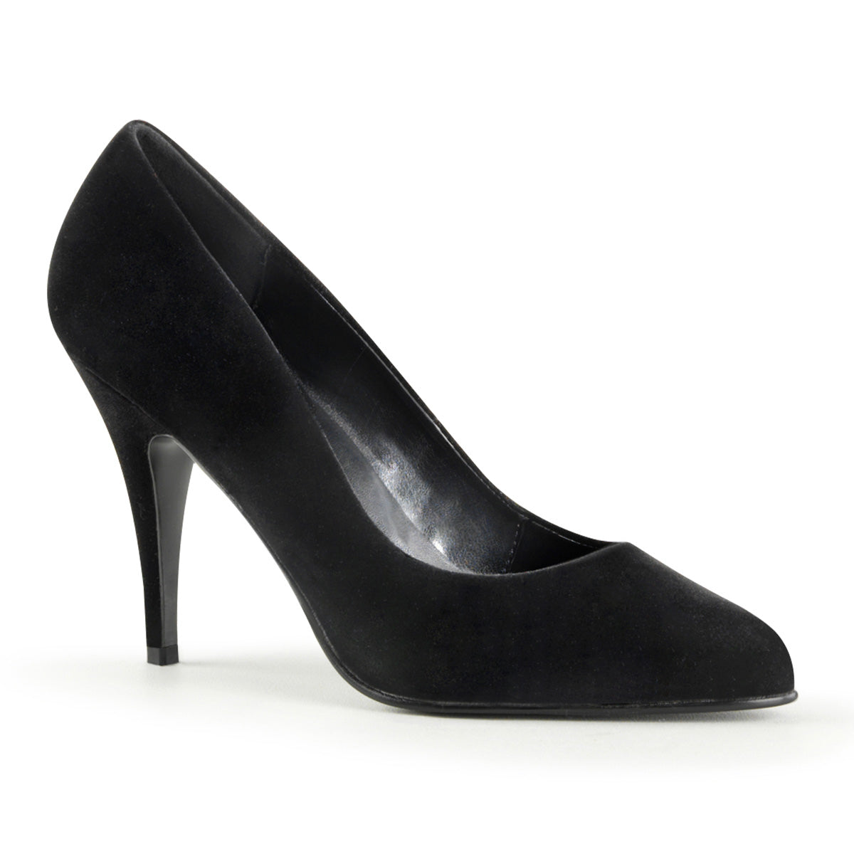 Pleaser Frauenpumpen VANITY-420 BLK Samt.