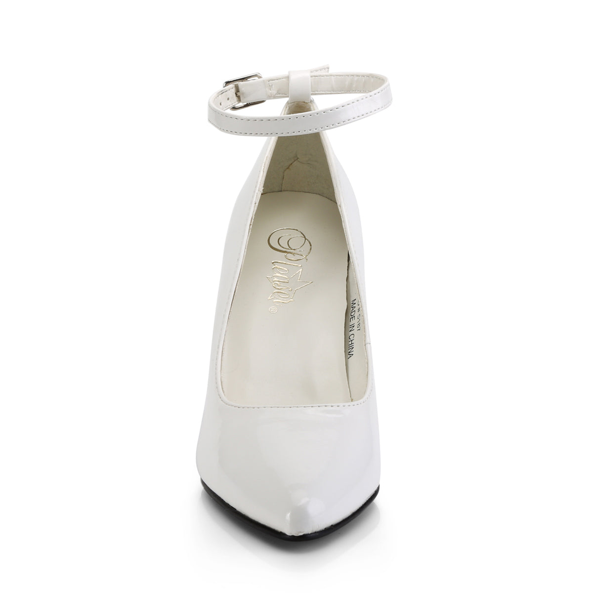 Pleaser Frauenpumpen VANITY-431 WHT PAT.