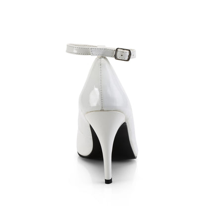 Pleaser Frauenpumpen VANITY-431 WHT PAT.