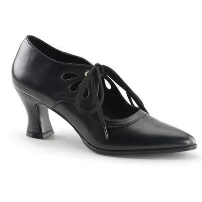 Funtasma Womens Ankle Boots VICTORIAN-03 Blk Pu