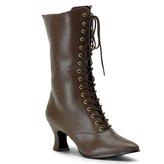 Funtasma Damen Knöchelstiefel VICTORIAN-120 braune pu.