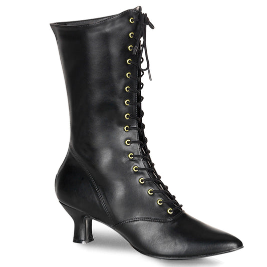 Funtasma Damen Knöchelstiefel VICTORIAN-120 BLK PU.
