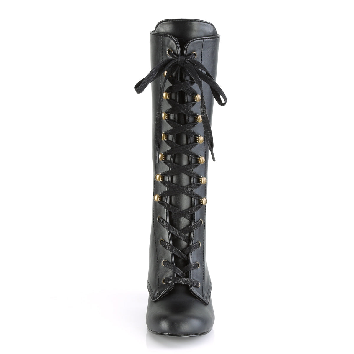 DemoniaCult Frauenstiefel VIVIKA-205 BLK Vegan Leder