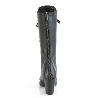 DemoniaCult Frauenstiefel VIVIKA-205 BLK Vegan Leder
