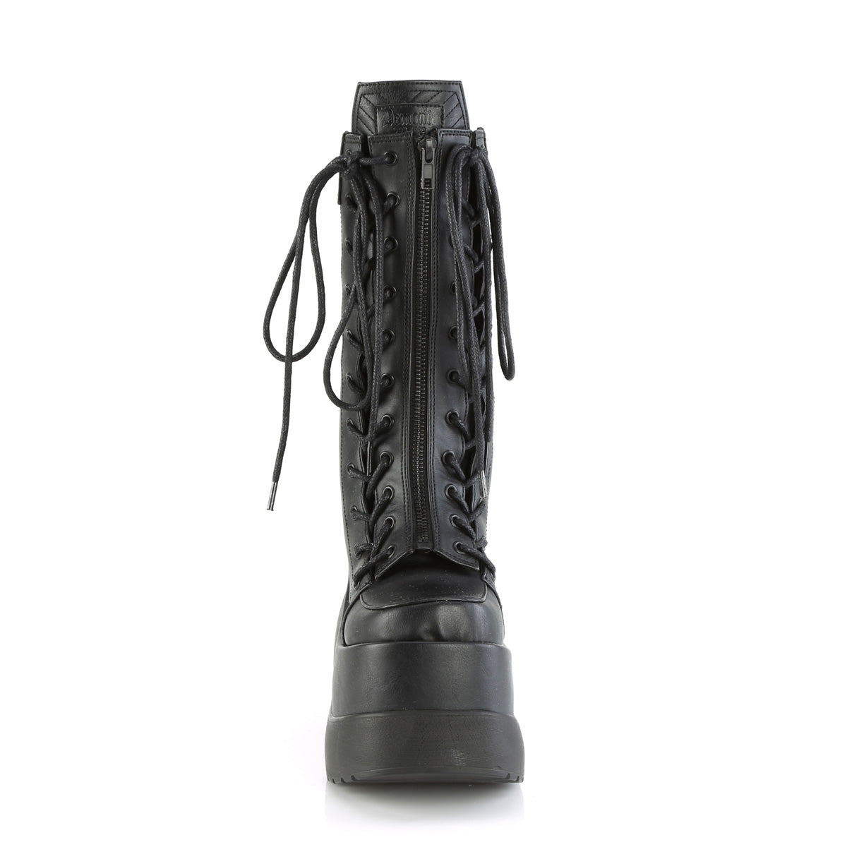 DemoniaCult  Stiefel VOID-118 BLK Vegan Lederpat