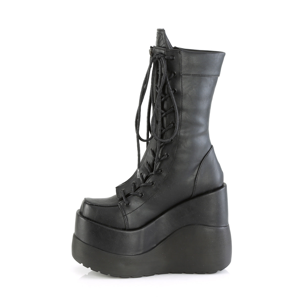 DemoniaCult  Stiefel VOID-118 BLK Vegan Lederpat