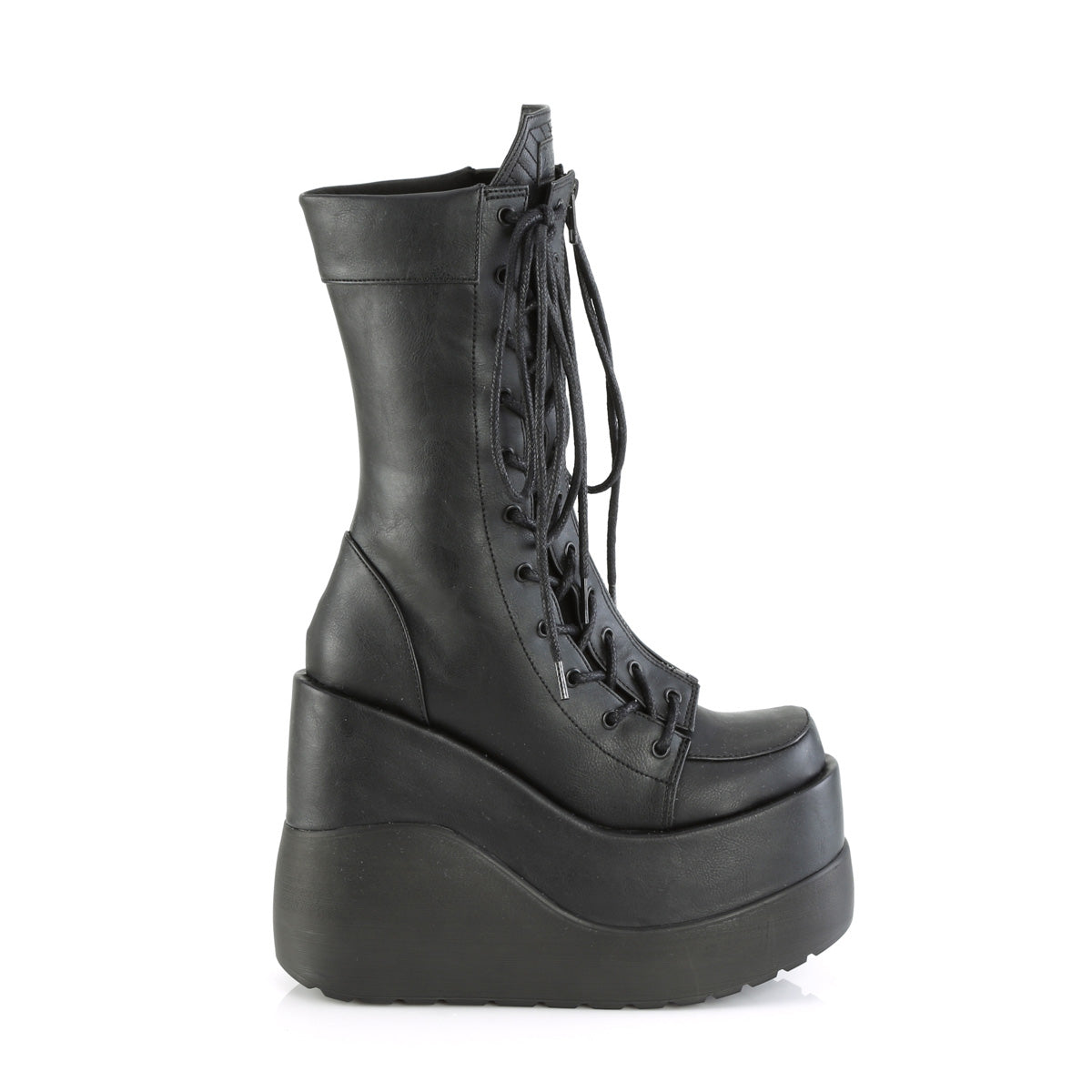 DemoniaCult  Stiefel VOID-118 BLK Vegan Lederpat