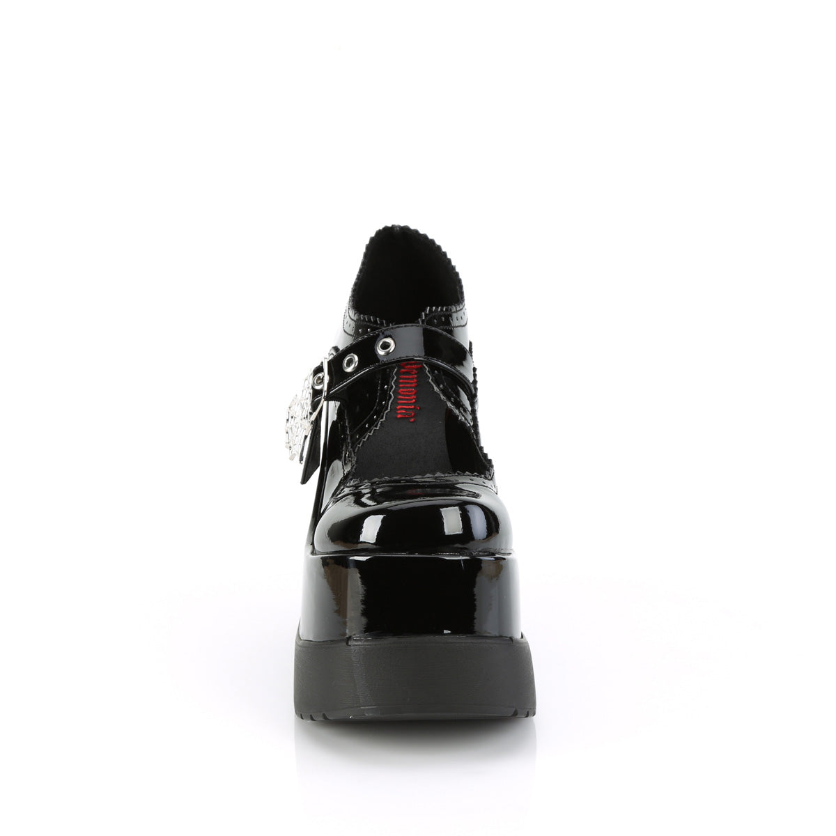 DemoniaCult  Pumps VOID-38 BLK Patent