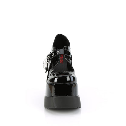 DemoniaCult  Pumps VOID-38 BLK Patent
