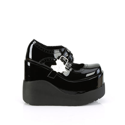 DemoniaCult  Pumps VOID-38 BLK Patent