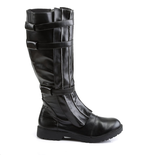 Funtasma Herrenstiefel WALKER-130 BLK PU.