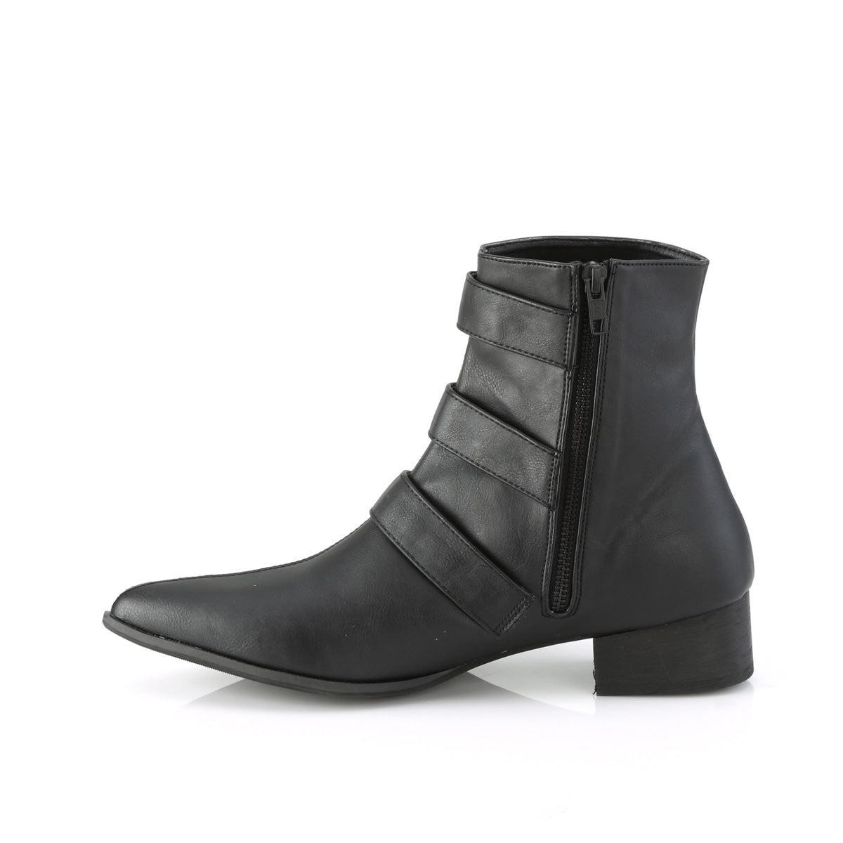 DemoniaCult Herrenstiefel WARLOCK-50-C BLK Vegan Leder