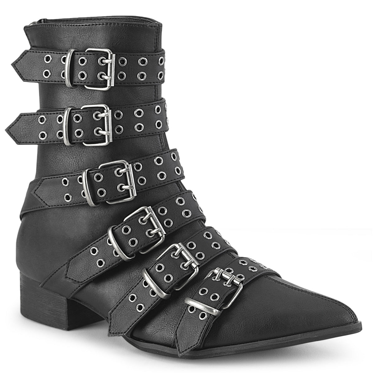 DemoniaCult Herrenstiefel WARLOCK-70 BLK Vegan Leder