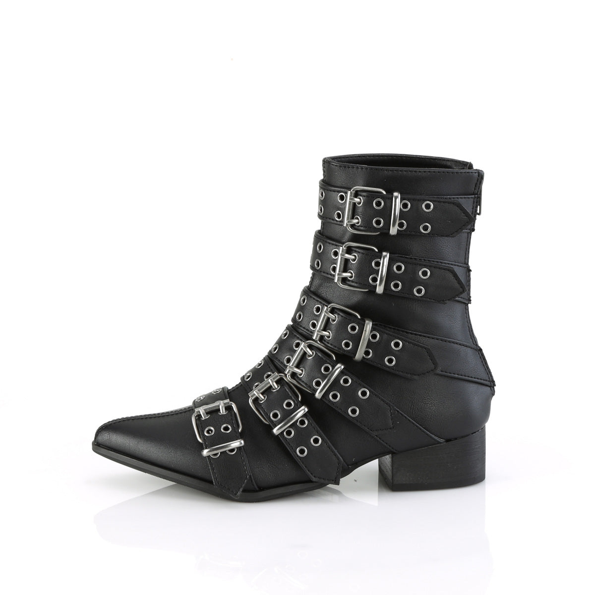 DemoniaCult Herrenstiefel WARLOCK-70 BLK Vegan Leder