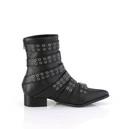 DemoniaCult Herrenstiefel WARLOCK-70 BLK Vegan Leder