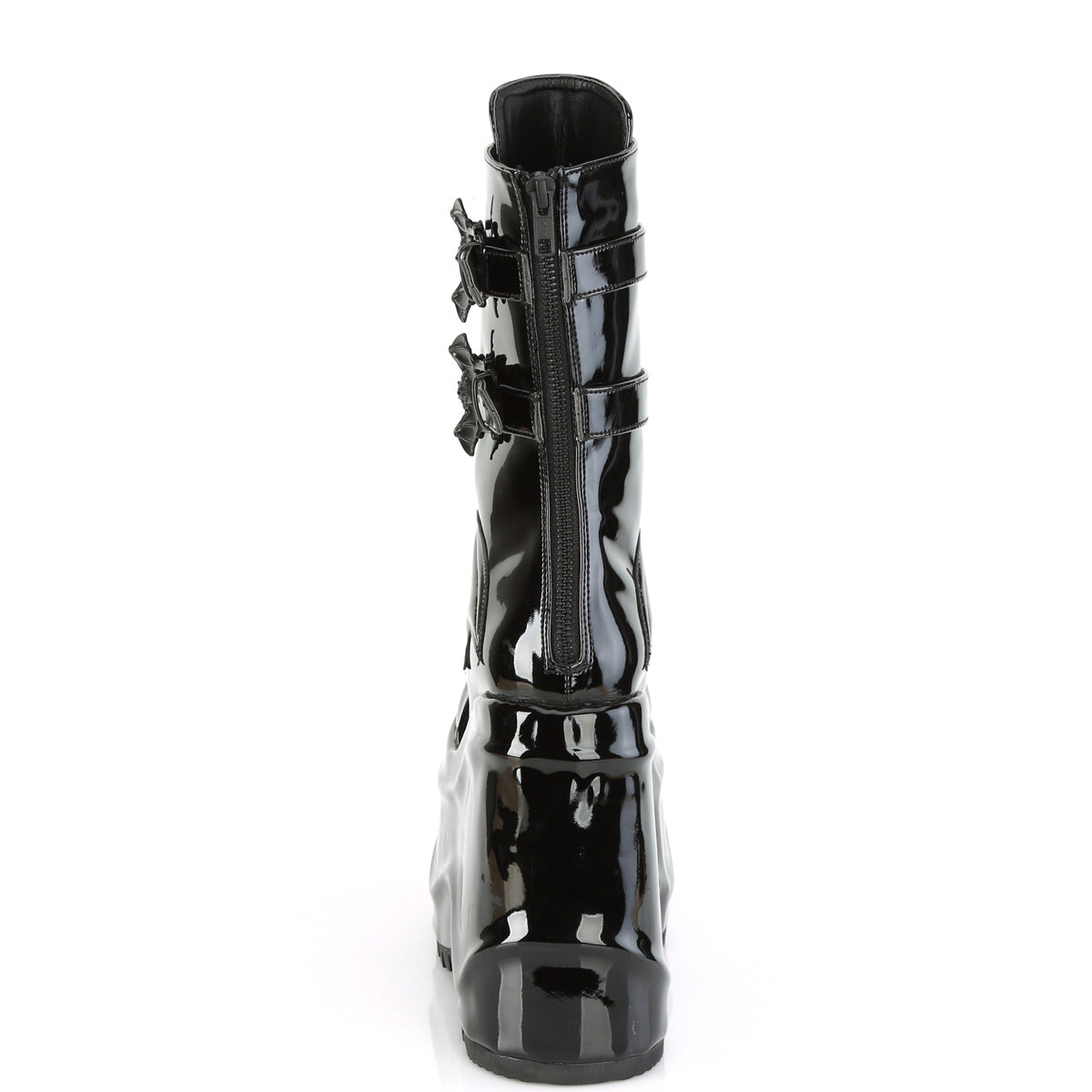 DemoniaCult Frauenstiefel WAVE-150 Blk Pat