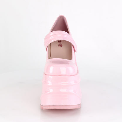 DemoniaCult Frauenpumpen WAVE-32 B. Pink Hologramm