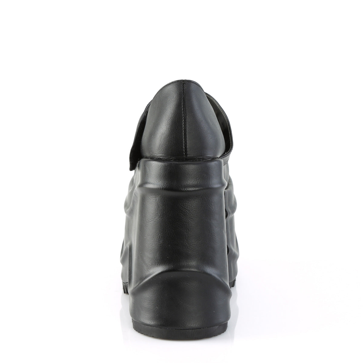 DemoniaCult Frauenpumpen WAVE-32 BLK Vegan Leder