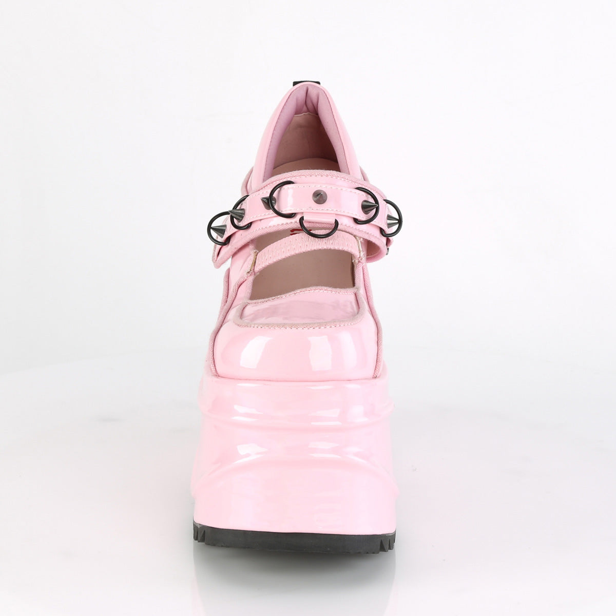 DemoniaCult Frauenpumpen WAVE-48 B. Pink Hologramm Pat