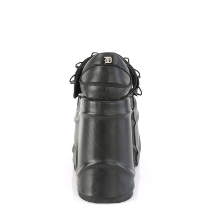 DemoniaCult Frauenpumpen WAVE-48 BLK Vegan Leder