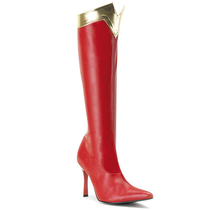 Funtasma Womens Boots. Wonder-130 rot-gold str pu