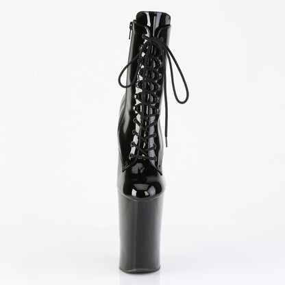 Pleaser Women's Platform Shoes WORSHIP-1020 Blk Pat/Blk