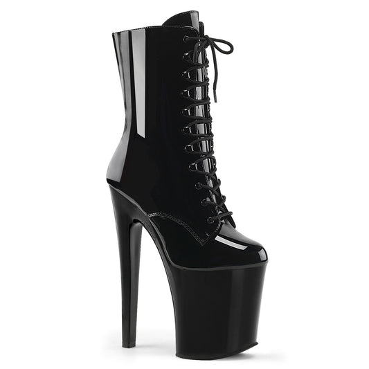 Pleaser Damen Knöchelstiefel XTREME-1020 blk pat / black