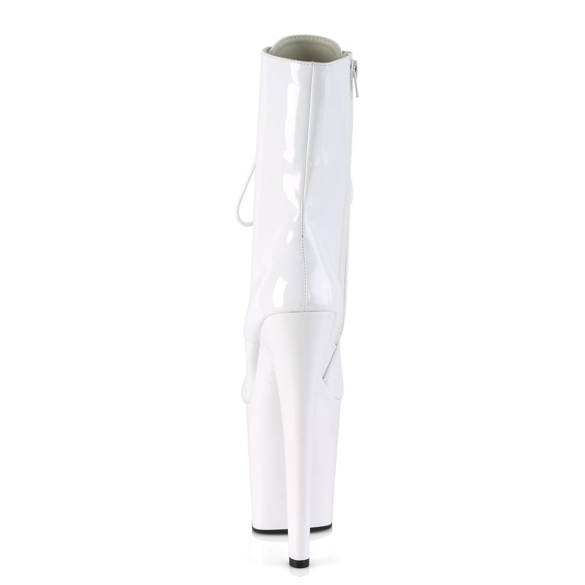 Pleaser Damen Knöchelstiefel XTREME-1020 WHT PAT / WHT
