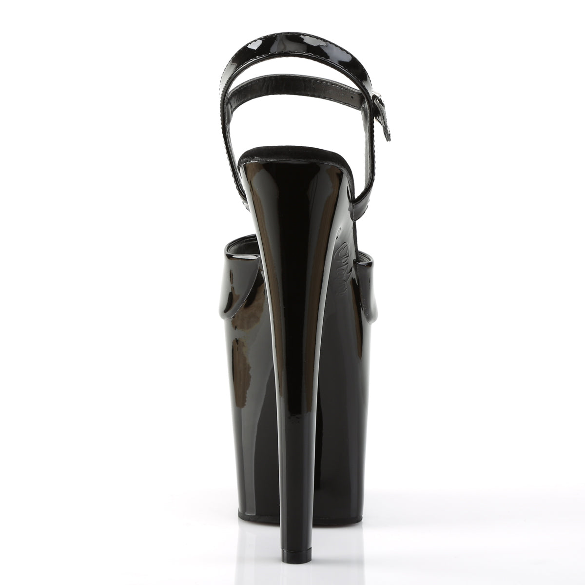Pleaser Damen Sandalen XTREME-809 BLK Pat / BLK
